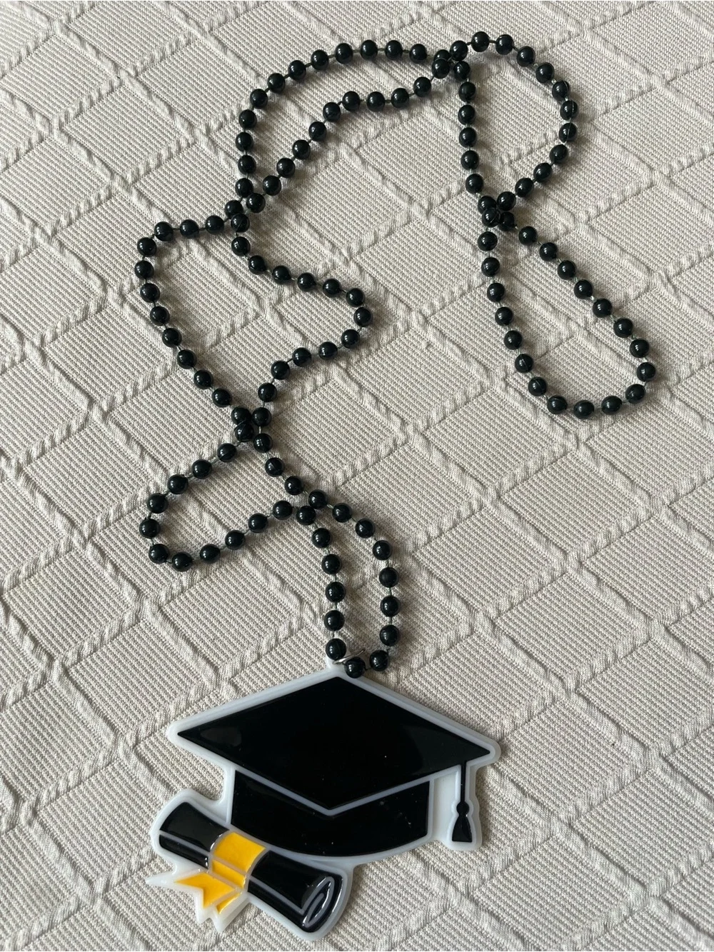 'A Sweet Ending to a New Beginning' Graduation Photo Prop - Black